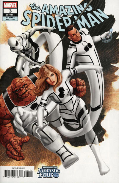 Cover for Amazing Spider-Man (Marvel, 2018 series) #3 (804) [Variant Edition - Return of the Fantastic Four - Steve Epting Cover]