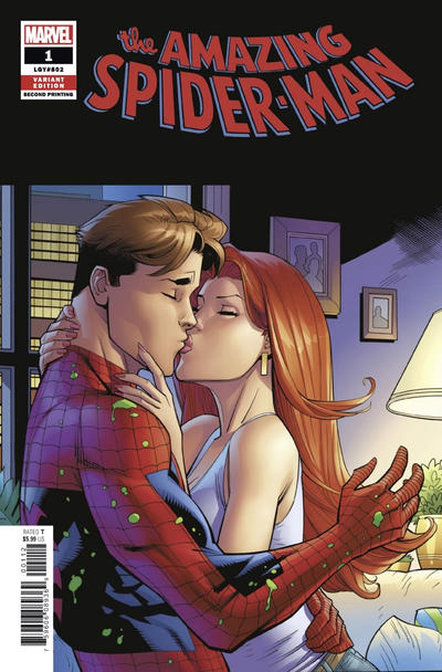 Cover for Amazing Spider-Man (Marvel, 2018 series) #1 (802) [Variant Edition - Unknown Comics Exclusive SDCC 2018 - Tyler Kirkham Wraparound Cover]
