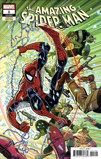 Cover for Amazing Spider-Man (Marvel, 2018 series) #1 (802) [Variant Edition - Erik Larsen Cover]