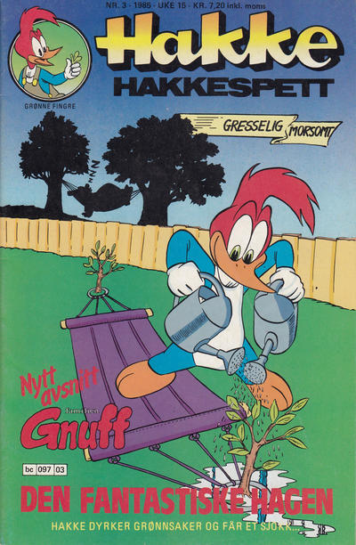 Cover for Hakke Hakkespett (Semic, 1977 series) #3/1985