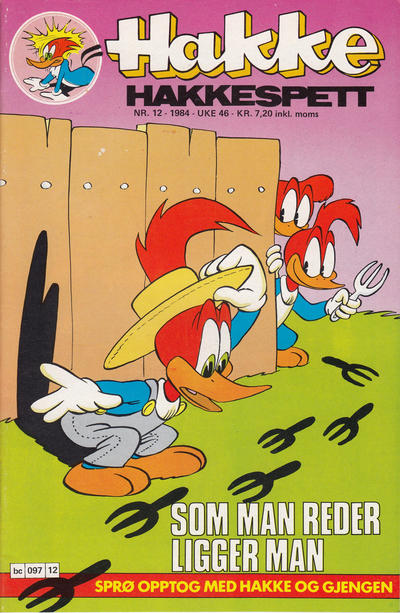 Cover for Hakke Hakkespett (Semic, 1977 series) #12/1984