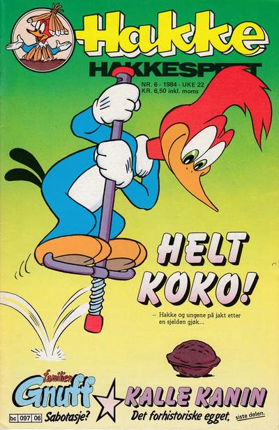 Cover for Hakke Hakkespett (Semic, 1977 series) #6/1984