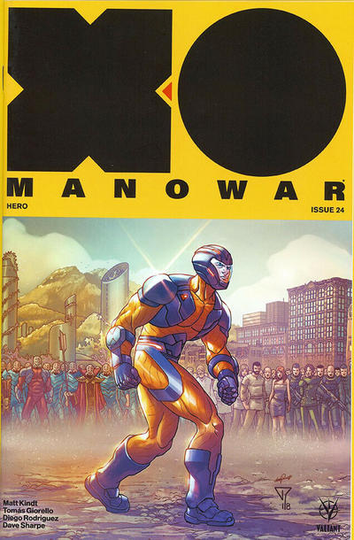 Cover for X-O Manowar (2017) (Valiant Entertainment, 2017 series) #24 [Cover D - Francis Portela]