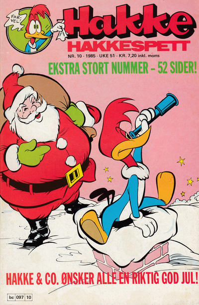 Cover for Hakke Hakkespett (Semic, 1977 series) #10/1985