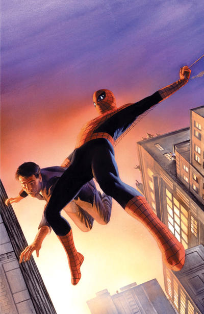 Cover for Amazing Spider-Man (Marvel, 2018 series) #1 (802) [Variant Edition - Alex Ross Exclusive - Amazing Fantasy #15 Homage]