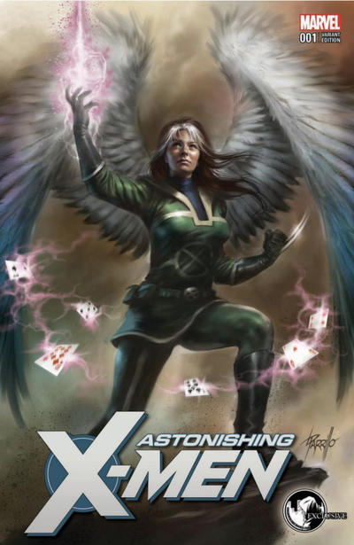 Cover for Astonishing X-Men (Marvel, 2017 series) #1 [Unknown Comics Exclusive Lucio Parrillo Color]