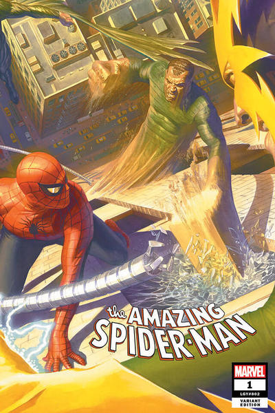 Cover for Amazing Spider-Man (Marvel, 2018 series) #1 (802) [Variant Edition - Jerome Opeña Cover]