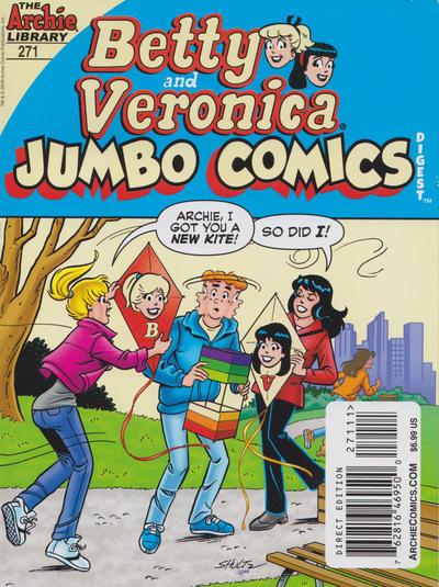 Cover for Betty and Veronica Double Digest Magazine (Archie, 1987 series) #271