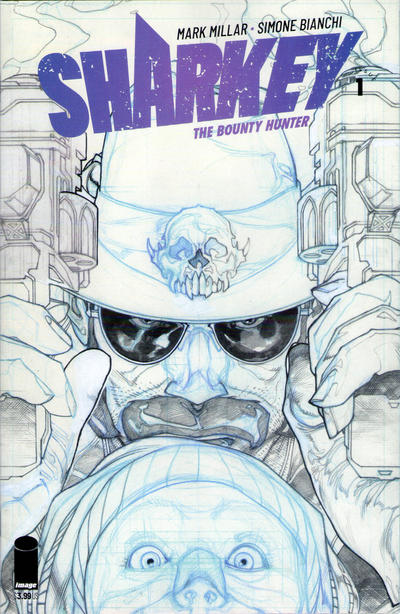 Cover for Sharkey the Bounty Hunter (Image, 2019 series) #1 [Cover B]
