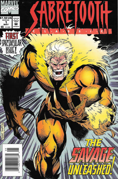 Cover for Sabretooth Classic (Marvel, 1994 series) #1 [Newsstand]