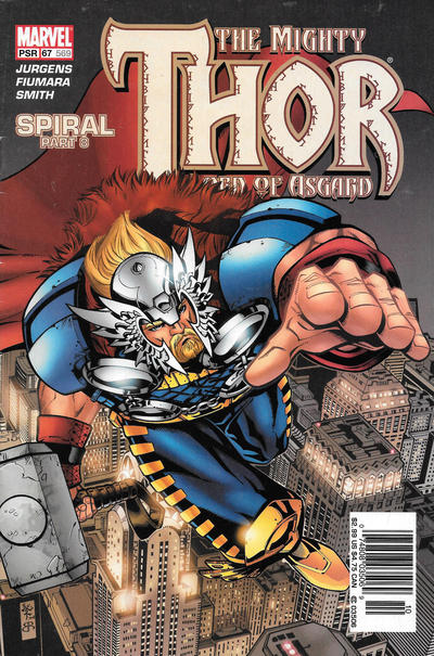Cover for Thor (Marvel, 1998 series) #67 (569) [Newsstand]