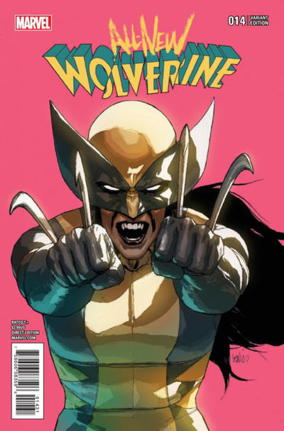 Cover for All-New Wolverine (Marvel, 2016 series) #14 [Incentive Leinil Francis Yu Variant]