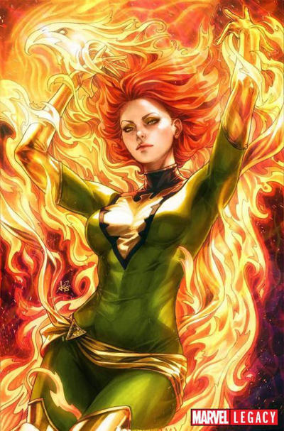 Cover for Phoenix Resurrection: The Return of Jean Grey (Marvel, 2018 series) #1 [Artgerm 'Green Costume']