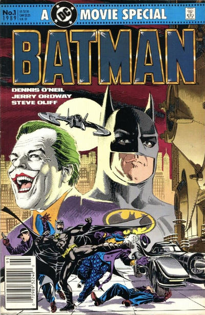 Cover for Batman: The Official Comic Adaptation of the Warner Bros. Motion Picture (DC, 1989 series) #[nn - Regular] [Newsstand]