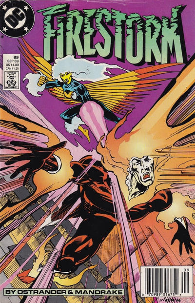 Cover for Firestorm the Nuclear Man (DC, 1987 series) #89 [Newsstand]