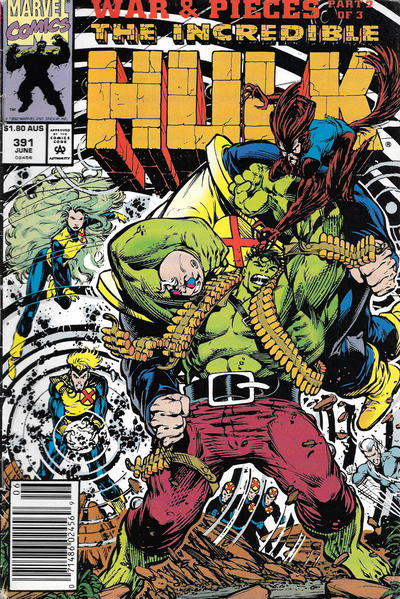 Cover for The Incredible Hulk (Marvel, 1968 series) #391 [Australian]
