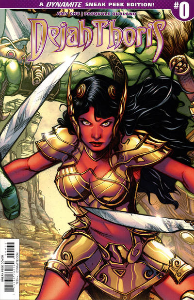 Cover for Dejah Thoris (Dynamite Entertainment, 2018 series) #0 [Cover C Sergio Dávila]