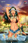 Cover for Grimm Fairy Tales Presents Hunters: The Shadowlands (Zenescope Entertainment, 2013 series) #5 [2013 Las Vegas Comic Con Exclusive Variant - RB White]