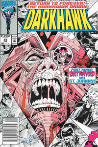 Cover for Darkhawk (Marvel, 1991 series) #23 [Newsstand]