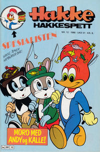 Cover for Hakke Hakkespett (Semic, 1977 series) #12/1986