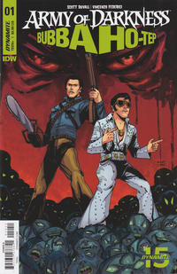 Cover Thumbnail for Army of Darkness / Bubba Ho-Tep (Dynamite Entertainment, 2019 series) #1 [Cover E Emma Kubert]