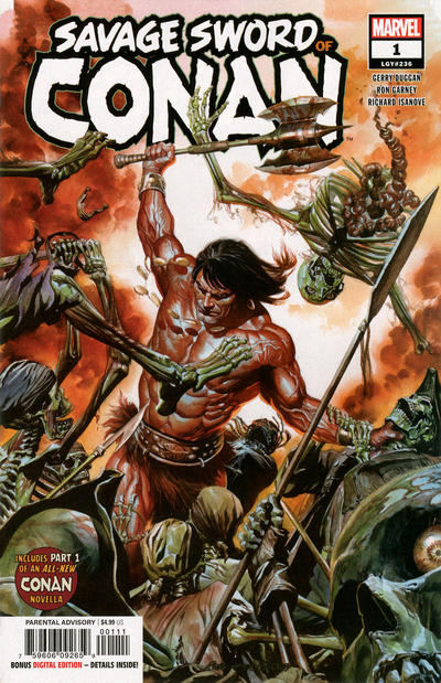 Cover for Savage Sword of Conan (Marvel, 2019 series) #1 (236) [Alex Ross Cover]