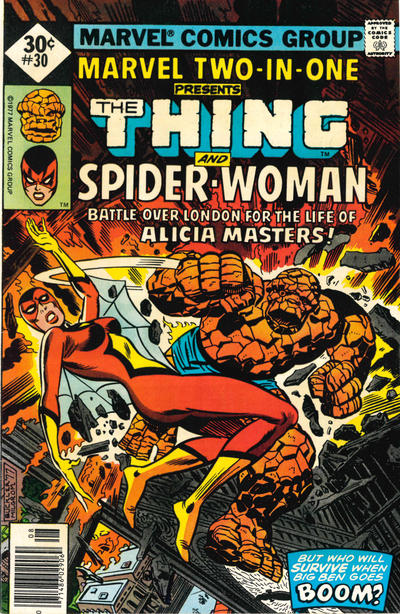 Cover for Marvel Two-in-One (Marvel, 1974 series) #30 [Whitman]