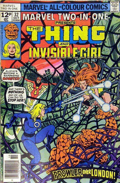 Cover for Marvel Two-in-One (Marvel, 1974 series) #32 [British]