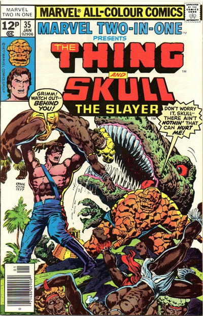Cover for Marvel Two-in-One (Marvel, 1974 series) #35 [British]