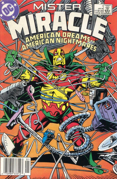Cover for Mister Miracle (DC, 1989 series) #1 [Newsstand]
