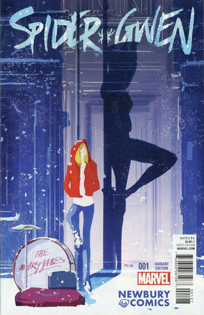 Cover for Spider-Gwen (Marvel, 2015 series) #1 [Variant Edition - Newbury Comics Exclusive - Pascal Campion Cover]