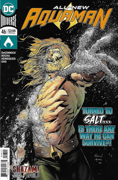 Cover for Aquaman (DC, 2016 series) #46 [Robson Rocha & Daniel Henriques Cover]