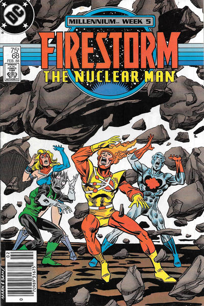 Cover for Firestorm the Nuclear Man (DC, 1987 series) #68 [Newsstand]