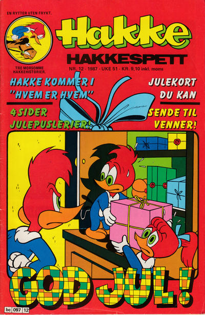 Cover for Hakke Hakkespett (Semic, 1977 series) #12/1987