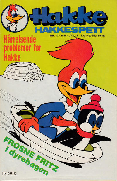 Cover for Hakke Hakkespett (Semic, 1977 series) #12/1988