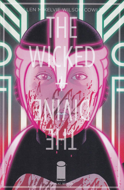 Cover for The Wicked + The Divine (Image, 2014 series) #42 [Cover A by Jamie McKelvie]