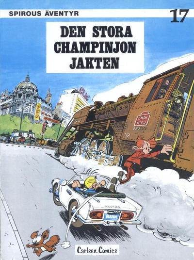 Cover for Spirous äventyr (Carlsen/if [SE], 1974 series) #17 - Den stora champinjonjakten