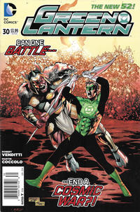 Cover for Green Lantern (DC, 2011 series) #30 [Newsstand]