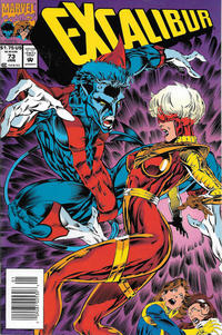 Cover Thumbnail for Excalibur (Marvel, 1988 series) #73 [Newsstand]