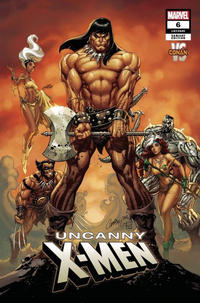 Cover Thumbnail for Uncanny X-Men (Marvel, 2019 series) #6 (625) [J. Scott Campbell 'Conan Vs']