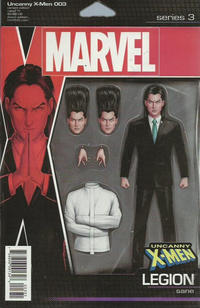 Cover for Uncanny X-Men (Marvel, 2019 series) #3 (622) [John Tyler Christopher Action Figure (Legion)]