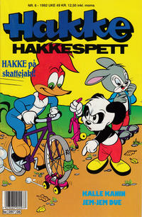 Cover for Hakke Hakkespett (Semic, 1977 series) #6/1992