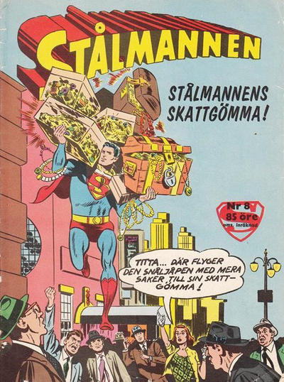 Cover for Stålmannen (Centerförlaget, 1949 series) #8/1962