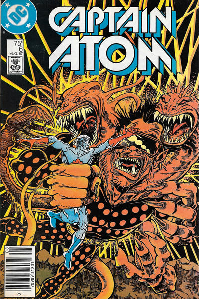 Cover for Captain Atom (DC, 1987 series) #6 [Newsstand]