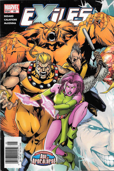 Cover for Exiles (Marvel, 2001 series) #60 [Newsstand]