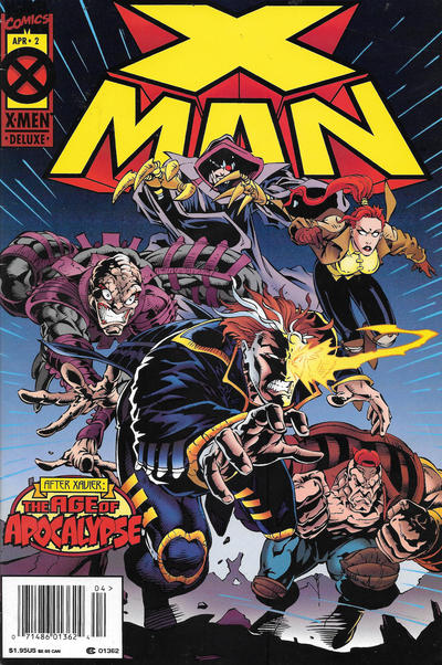 Cover for X-Man (Marvel, 1995 series) #2 [Newsstand]