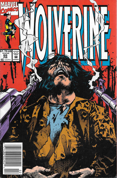 Cover for Wolverine (Marvel, 1988 series) #66 [Newsstand]