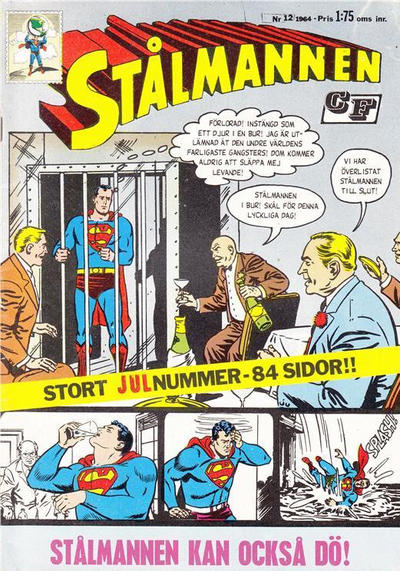 Cover for Stålmannen (Centerförlaget, 1949 series) #12/1964