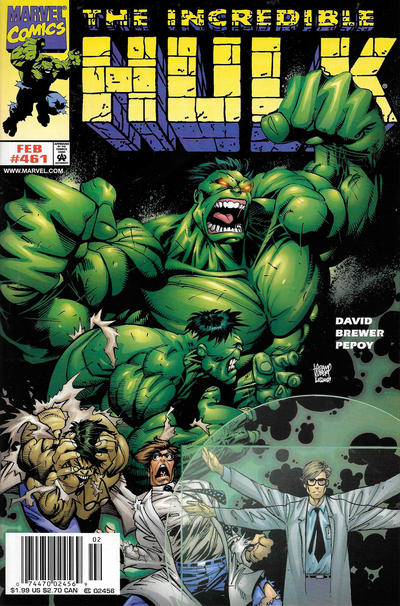 Cover for The Incredible Hulk (Marvel, 1968 series) #461 [Newsstand]