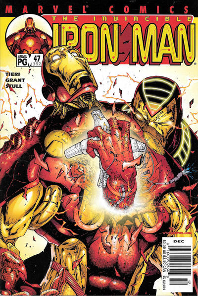 Cover for Iron Man (Marvel, 1998 series) #47 (392) [Newsstand]